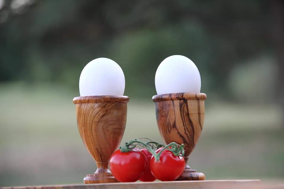 Eierbecher – Akazienatur